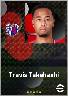 Takahashi Travis eFootball 2026 player card, 64 OVR CB