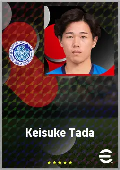 Tada Keisuke eFootball 2026 player card, 61 OVR CF