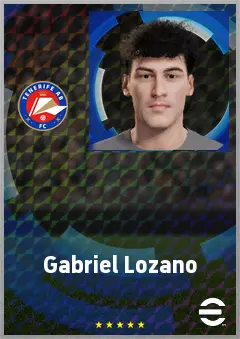 Gabriel Lozano eFootball 2026 player card, 65 OVR GK