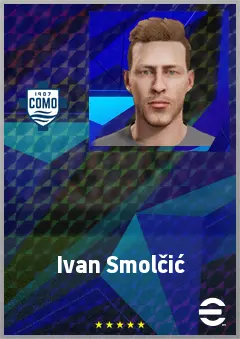 Ivan Smolčić eFootball 2026 player card, 70 OVR RB