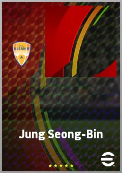 Jung Seong-Bin eFootball 2026 player card, 61 OVR CB