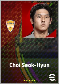 Choi Seok-Hyun eFootball 2026 player card, 65 OVR RB