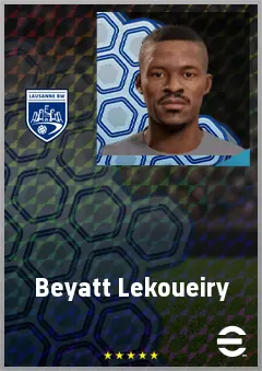 Beyatt Lekoueiry eFootball 2026 player card, 70 OVR SS