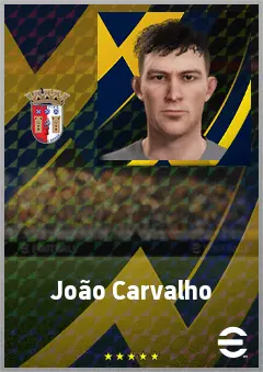 João Carvalho eFootball 2026 player card, 64 OVR GK