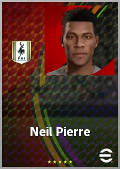 Neil Pierre eFootball 2026 player card, 68 OVR CB