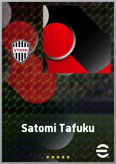 Satomi Tafuku eFootball 2026 player card, 59 OVR AMF