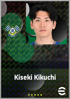 Kikuchi Kiseki eFootball 2026 player card, 58 OVR AMF