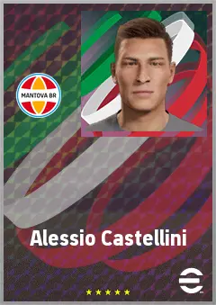 Alessio Castellini eFootball 2026 player card, 67 OVR CB