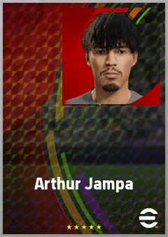 Arthur Jampa eFootball 2026 player card, 65 OVR GK