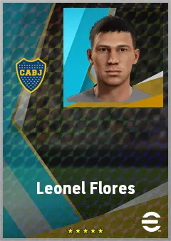 Leonel Flores eFootball 2026 player card, 64 OVR CF
