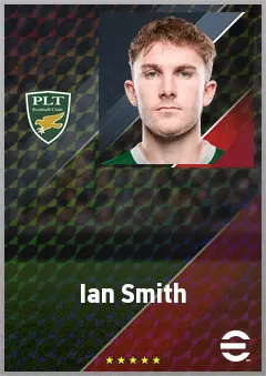 Ian Smith eFootball 2026 player card, 69 OVR LB