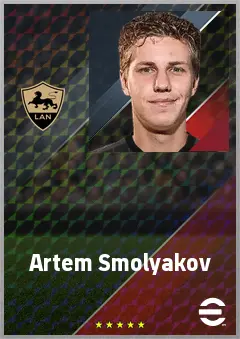 Artem Smolyakov eFootball 2026 player card, 71 OVR LB
