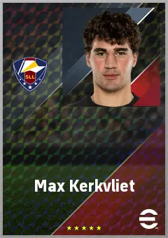 Max Kerkvliet eFootball 2026 player card, 64 OVR GK