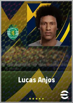 Lucas Anjos eFootball 2026 player card, 63 OVR CF