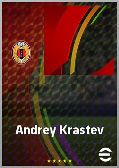 Andrey Krastev eFootball 2026 player card, 61 OVR GK