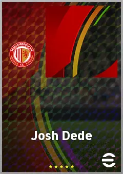 Josh Dede eFootball 2026 player card, 61 OVR RB