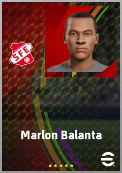 Marlon Balanta eFootball 2026 player card, 65 OVR LWF