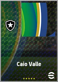 Caio Valle eFootball 2026 player card, 64 OVR AMF