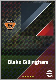 Blake Gillingham eFootball 2026 player card, 68 OVR GK