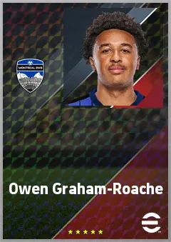Owen Graham-Roache eFootball 2026 player card, 63 OVR CF