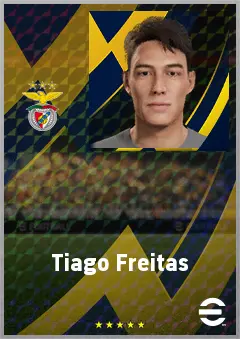 Tiago Freitas eFootball 2026 player card, 65 OVR CMF