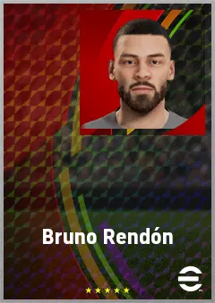 Bruno Rendón eFootball 2026 player card, 70 OVR RB