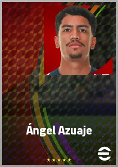 Ángel Azuaje eFootball 2026 player card, 65 OVR CB
