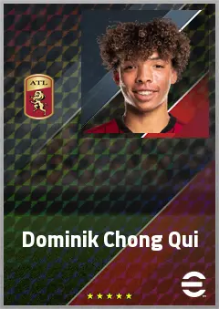 Dominik Chong Qui eFootball 2026 player card, 64 OVR LB