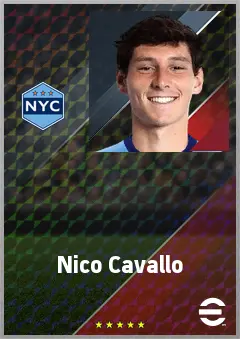 Nico Cavallo eFootball 2026 player card, 67 OVR LB
