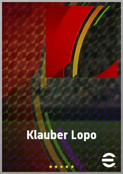 Klauber Lopo eFootball 2026 player card, 81 OVR CB