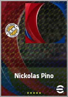 Nickolas Pino eFootball 2026 player card, 62 OVR CB
