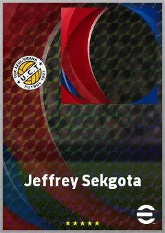 Jeffrey Sekgota eFootball 2026 player card, 63 OVR LB
