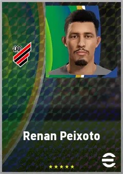Renan Peixoto eFootball 2026 player card, 69 OVR CF