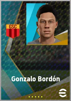 Gonzalo Bordón eFootball 2026 player card, 67 OVR CB