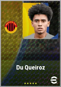 Du Queiroz eFootball 2026 player card, 72 OVR CMF
