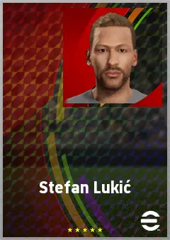 Stefan Lukić eFootball 2026 player card, 70 OVR CF