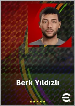 Berk Yıldızlı eFootball 2026 player card, 60 OVR CF