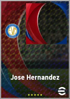 Jose Hernandez eFootball 2026 player card, 62 OVR CF