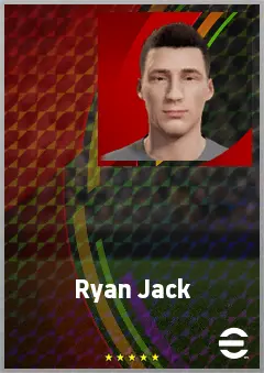 Ryan Jack eFootball 2026 player card, 63 OVR GK