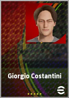 Giorgio Costantini eFootball 2026 player card, 65 OVR AMF