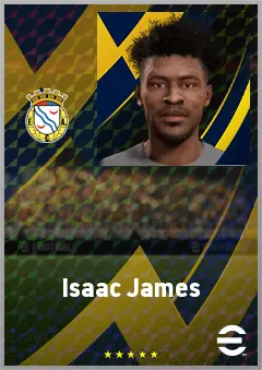 Isaac James eFootball 2026 player card, 65 OVR LB
