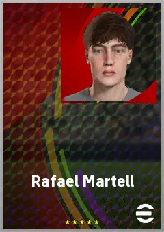 Rafael Martell eFootball 2026 player card, 62 OVR GK