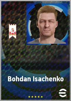 Bohdan Isachenko eFootball 2026 player card, 63 OVR GK