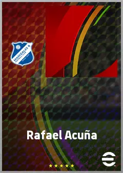 Rafael Acuña eFootball 2026 player card, 62 OVR CMF