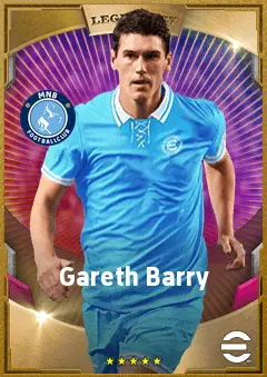 Gareth Barry eFootball 2026 player card, 84 OVR CMF
