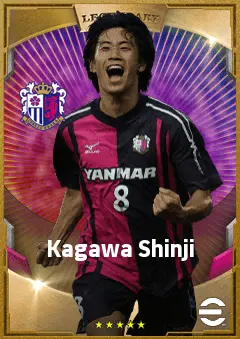 Kagawa Shinji eFootball 2026 player card, 83 OVR AMF