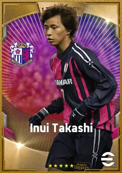 Inui Takashi eFootball 2026 player card, 79 OVR AMF