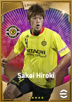 Sakai Hiroki eFootball 2026 player card, 80 OVR RB