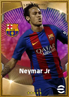 Neymar Jr eFootball 2026 player card, 91 OVR LWF