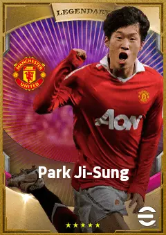 Park Ji-Sung eFootball 2026 player card, 85 OVR LMF